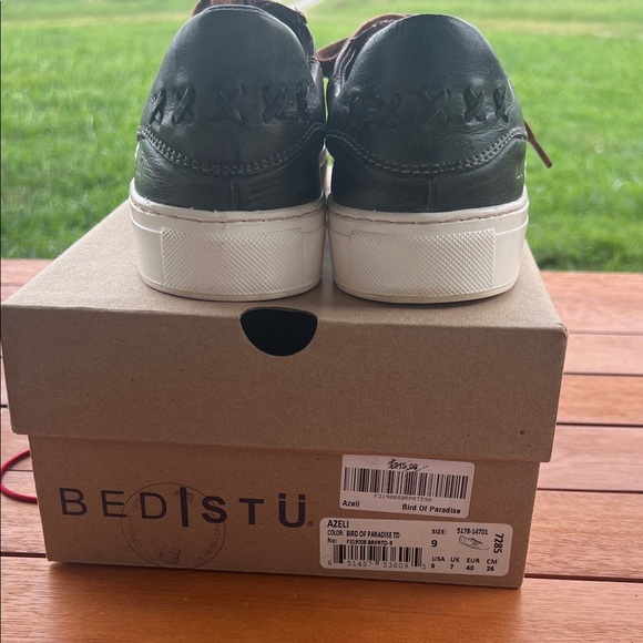 BED|STU Women’s Two-Tone Leather Sneakers - Picture 6 of 8